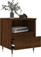 vidaXL - Nachtkastjes - 2 - st - 40x35x50 - cm - bewerkt - hout - bruin - eikenkleur
