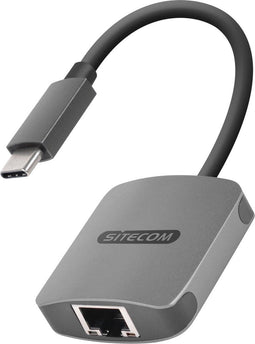Sitecom CN-376 - USB-C naar Gigabit LAN-adapter - Plug & Play - Kleur: USB-C naar Ethernet