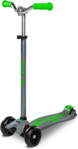 Micro Mini micro Deluxe LED Pro | step / scooter in de kleur groen voor kinderen vanaf 5+ | max 50 kg
