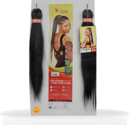 Hair extensions X-Pression Pré-Peigné 1B Ultra-light (2 uds)