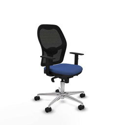 Piqueras y Crespo 1D086N0 - Bureaustoel - Hoogteverstelbaar met armleuning - Marineblauw