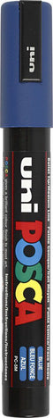 uni-ball Paint Marker op waterbasis Posca PC-5M donkerblauw
