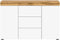 Furnilux Sugar - Dressoir - Tijdloos design - Wit eiken melamine - 37x125x80cm