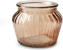 Vaas 'yael' beige h14 d17 cm