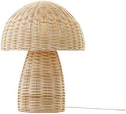 KidsDepot Lepista Tafellamp D25,5x33,5cm - Natural rotan - E27