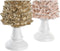 Kerstversiering DKD Home Decor Boomstructuur Hars (10,5 x 10,5 x 32 cm) (2 Stuks)