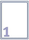 Avery J8567-25 - Transparante etiketten - QuickPEEL toepassing - A4 (25 vellen)