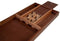 Longfield Games Wedstrijd Sjoelbak 200 cm - Beukenhout - 30 Sjoelstenen - Bruin
