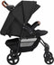 vidaXL - Kinderwagen - 3-in-1 - staal - antracietkleurig