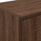 vidaXL - Garagewandkasten - 2 - st - spaanplaat - bruin - eiken
