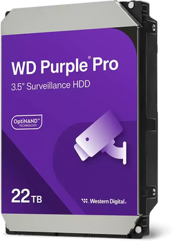 WD Purple Pro - HDD 22TB - OptiNAND technologie - 3.5" (1x)