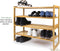 Budu Schoenenrek - Houten Schoenenrek - 2 niveaus - Bruin
