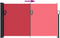 vidaXL - Windscherm - uittrekbaar - 117x300 - cm - rood