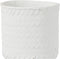 J-Line bloempot Immitatie Gewoven - cement - wit - large - Ø 25 cm