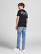 JACK & JONES JUNIOR Glenn - 5-pocket slim fit jeans - Blauw