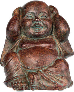 Decoratieve figuren Atmosphera sabiduria santai Bruin Polyresin (12 x 11 x 9,5 cm)