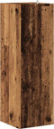 vidaXL - Hoekkast - 33x33x100 - cm - bewerkt - hout - oud - houtkleurig