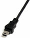 Startech USBMUSBFM1 - USB A naar mini USB kabel - Duurzaam - Zwart