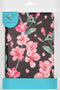 iMoshion Tablet Hoes Geschikt voor iPad 9 (2021) 9e generatie / iPad 7 (2019) 7e generatie / iPad 8 (2020) 8e generatie - iMoshion 360° Draaibare Design Bookcase - Zwart /Blossom Watercolor Black