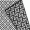Goliving Buitenkleed Summer Diamond - Buitentapijt - Omkeerbaar - 183x290CM - Zwart/Wit