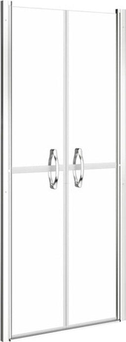 vidaXL - Douchedeur - 76x190 - cm - ESG - transparant