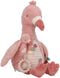 Little Dutch Safari Friends - Activiteitenknuffel - Zachte stofjes en spiegeltje - Roze