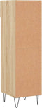 vidaXL - Schoenenkast - 30x35x105 - cm - bewerkt - hout - sonoma - eikenkleurig