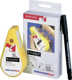 HellermannTyton 550-14010 SPRO200-1401-WH Kabeletiket RiteOn 12.70 x 19.05 mm