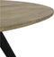 Light & Living Eettafel Magnifera - Hout/Zwart - Ø120cm - Modern,Landelijk