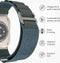 imoshion Nylon Alpine bandje - Geschikt voor Apple Watch 1, 2, 3, 4, 5, 6, 7, 8, 9, 10, SE, Ultra (2) - 44/45/46/49 mm - Blauw - One Size