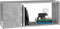 vidaXL - Tv-meubel - 80x24x32 - cm - bewerkt - hout - betongrijs