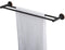Tiger Urban - Handdoekrek dubbel 60 cm - Zonder boren - Zwart