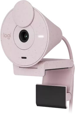 Logitech Brio 300 - Webcam - Full HD 1080p - Roze
