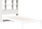vidaXL - Hoofdbord - met - opbergruimte - 75 - cm - massief - grenenhout - wit