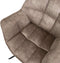 Liviza Stoel Terme Bruin - Polyester - Rond Bruin - 81 cm , 645 cm , 64 cm