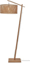 GOOD&MOJO Vloerlamp Java - Bamboe - 75x50x176cm - - Staande lampen voor Woonkamer - Slaapkamer
