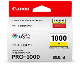 Canon PFI-1000 Y - Inktcartridge - 80 ml - Geel