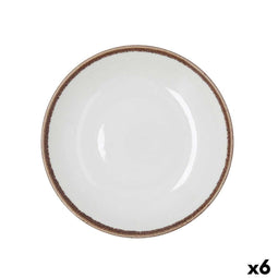 Bidasoa Orion - Diep bord - Keramisch Ø 23 cm - Wit (6 Stuks)