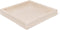 MOOISA - Marmer - Marmer beige dienblad - tray 30x30cm - rond marmer dienblad - vierkant marmer dienblad - decoratie schaal - tapasplank - serveerplank