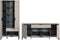 Furnilux Noida - Woonkamercombinatie - Inclusief verlichting - Zwart - 41x290x192cm