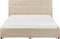 ROCHELLE - Bed opbergruimte - Beige - 160 x 200 cm - Polyester