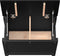 vidaXL - Opbergbox - zwart - 60x32x45,5 - cm - massief - grenenhout