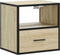 vidaXL - Nachtkastjes - 2 - st - wandgemonteerd - 40x31x39,5cm - sonoma - eikenkleur