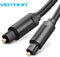 Vention - Optische Toslink Audiokabel - 1 m - Zwart