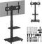 Ergo Office ER-304 B - TV-standaard - max. belasting 50kg - max. VESA 600x400 - zwart