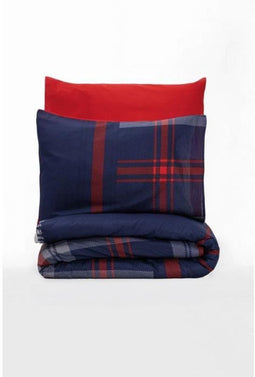 King Reinforced - Dekbedovertrekset - 100% katoenversterkt - 240 x 220 cm - Rood (2 stuks)