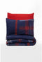 King Reinforced - Dekbedovertrekset - 100% katoenversterkt - 240 x 220 cm - Rood (2 stuks)