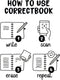 Correctbook Original Forest Green gelijnd - Uitwisbaar / Whiteboard Notitieboek