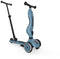 Scoot & Ride Highwaykick 1 Push & Go - 2-in-1 Kinderstep met Duwstang - 3 Wielen - Kleur Steel