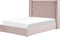 LUBBON - Bed met opbergruimte - Zilver - 140 x 200 cm - Fluweel